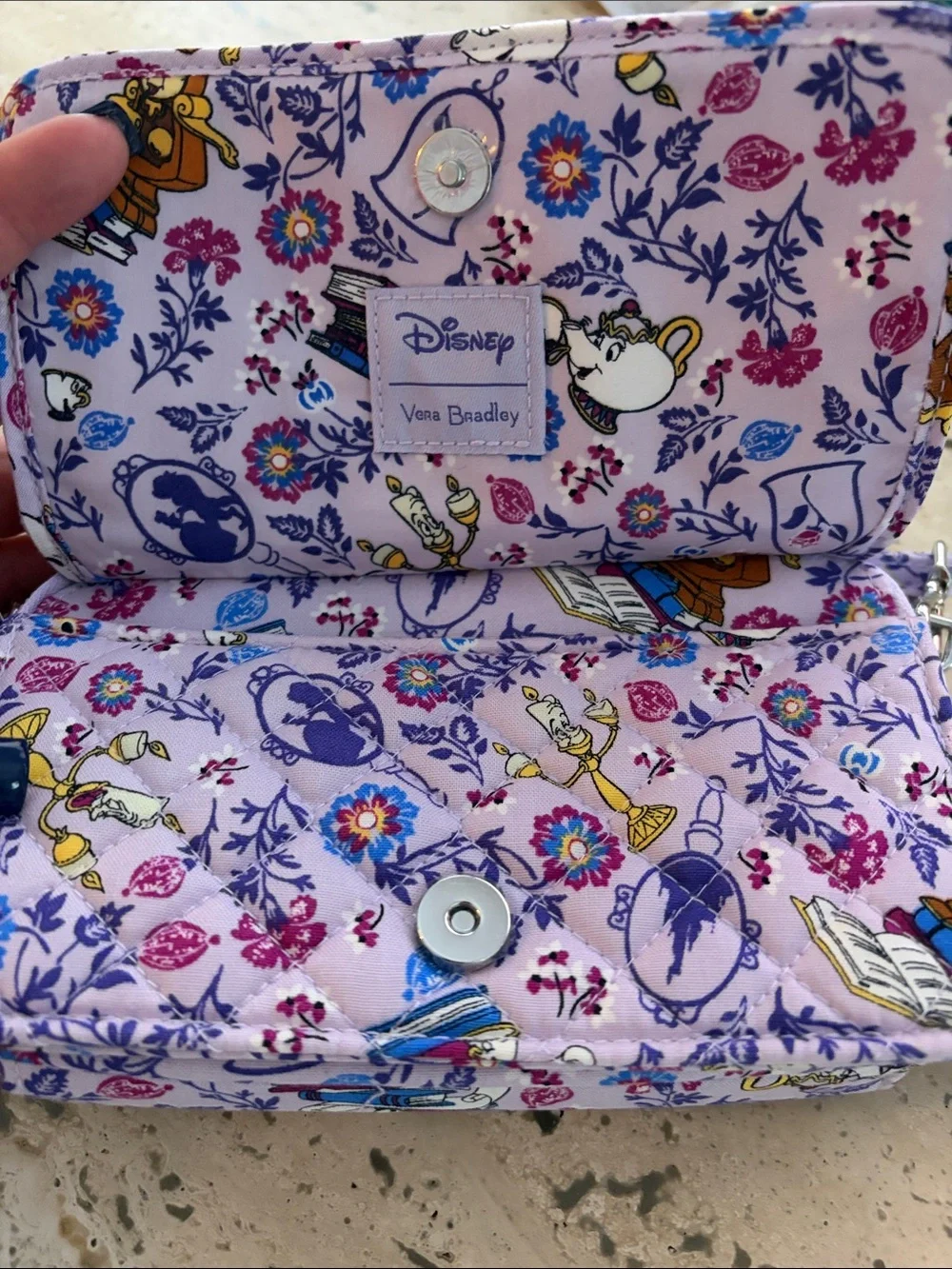 Vera Bradley RFID All in One Crossbody Belle Petite Floral